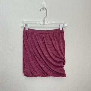 Free People purple gathered skirt XS